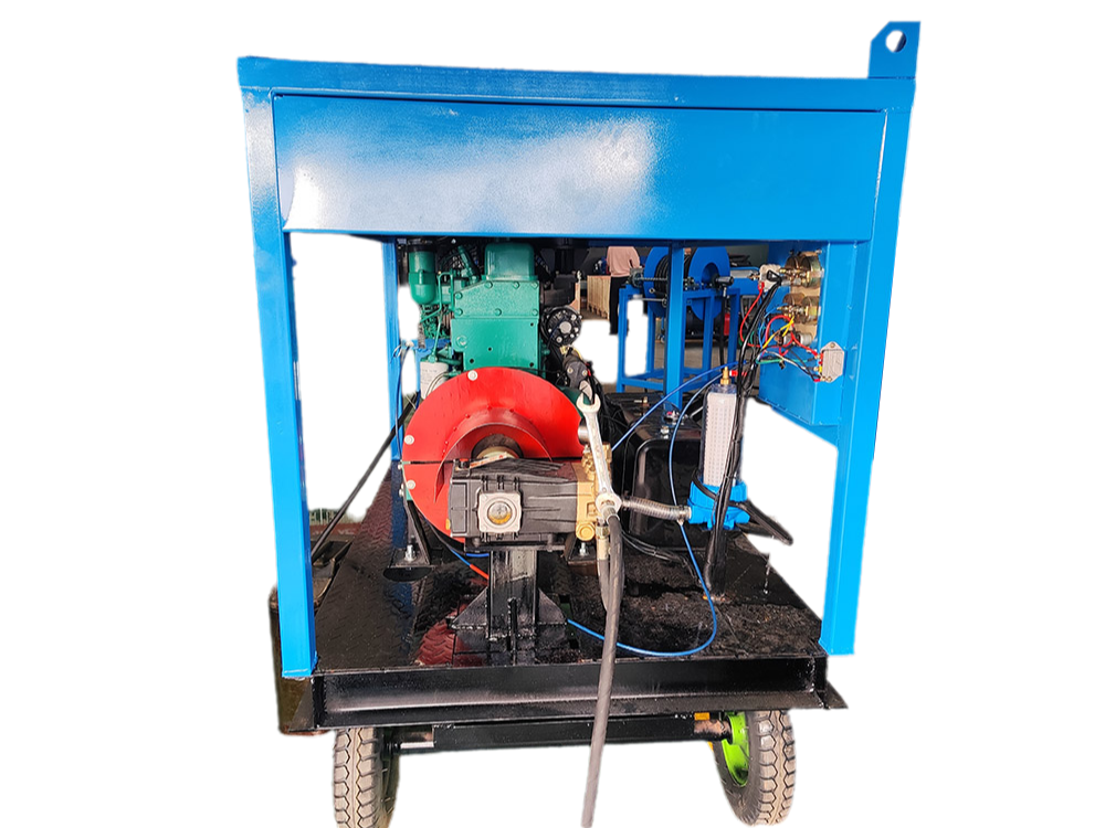 85-200 diesel engine version pipe cleaning machine