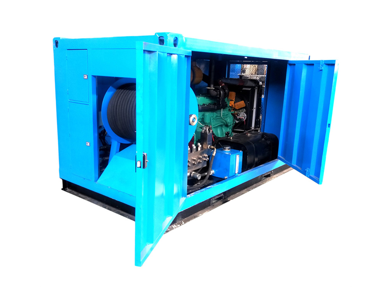 170-240 diesel engine version pipe cleaning machine