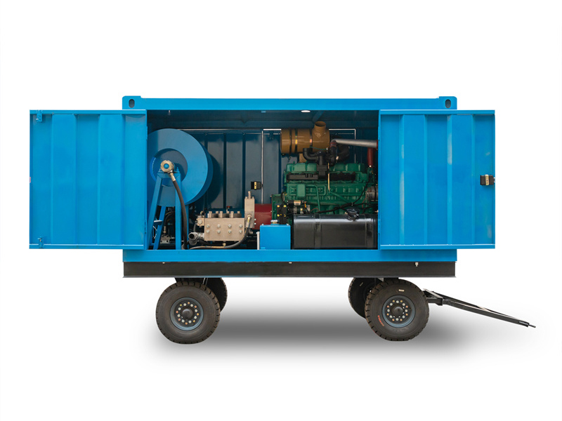 170-240 diesel engine version pipe cleaning machine