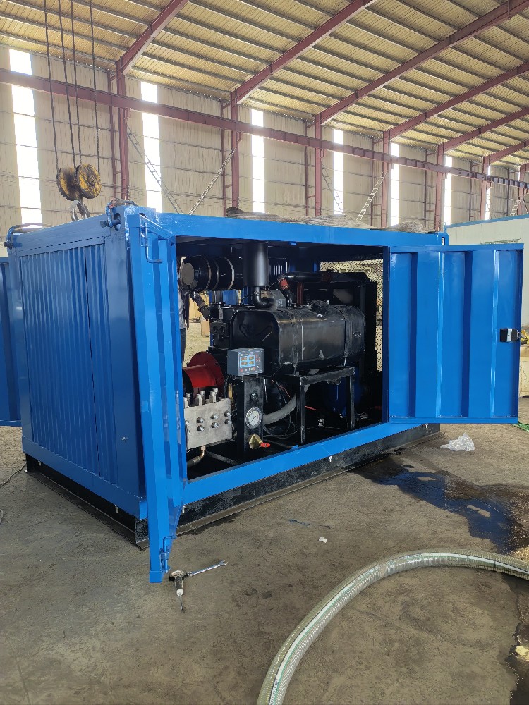Steel sheet pile water jet pilot hole driving equipment, solving the difficult problem of steel sheet pile driving