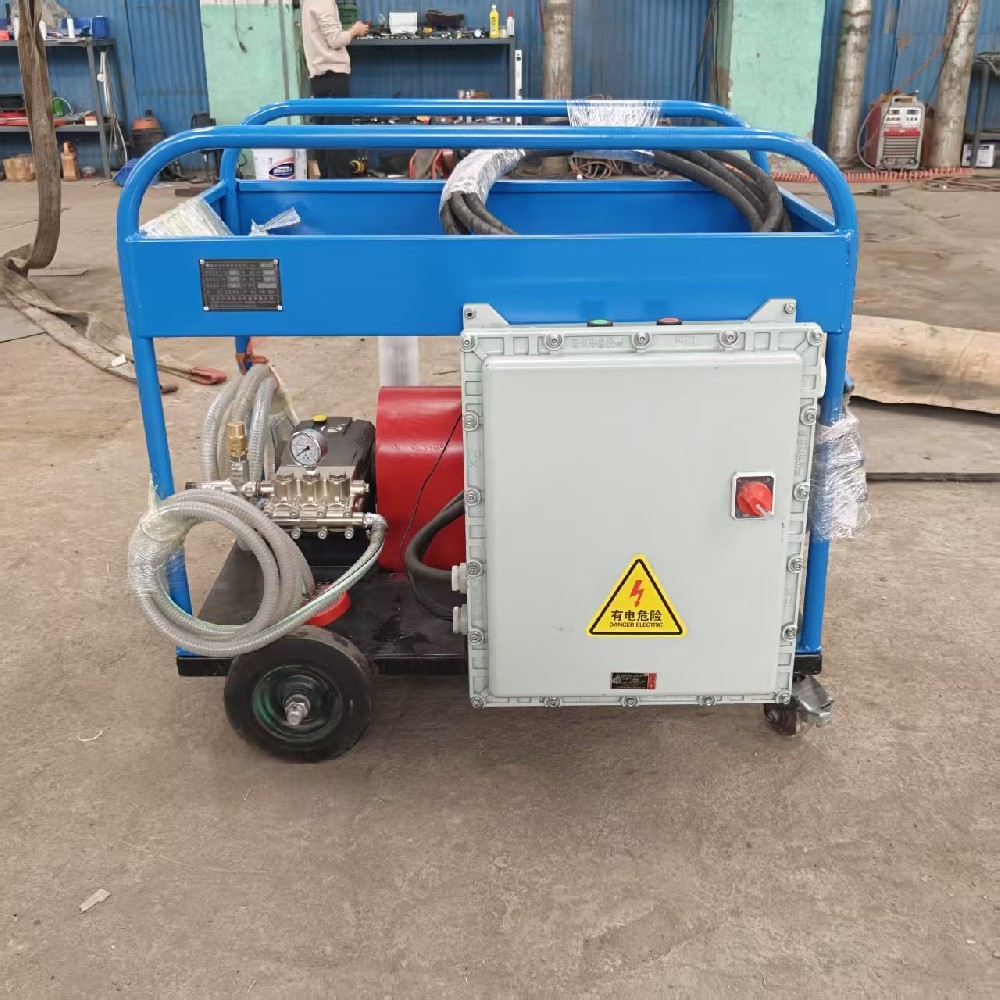 Application of high-pressure water flushing machine in concrete flushing of hydropower stations
