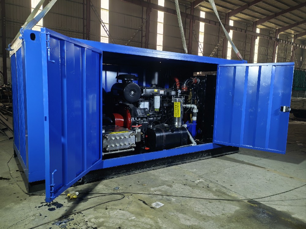 High pressure cleaning equipment for heat exchangers has significant application advantages in chemical plant cleaning